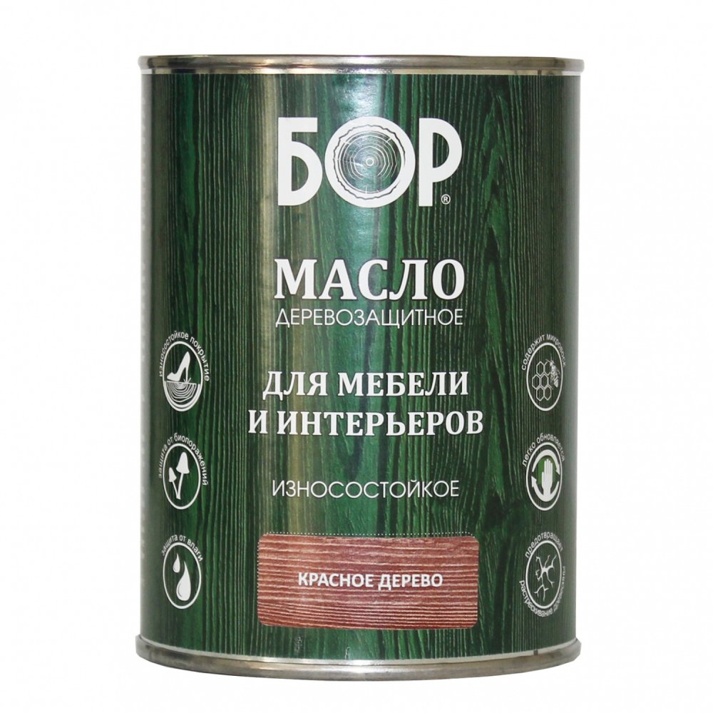Масло деревозащитное для мебели и интерьеров БОР