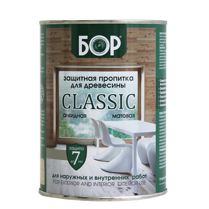 Пропитка деревозащитная БОР Classic